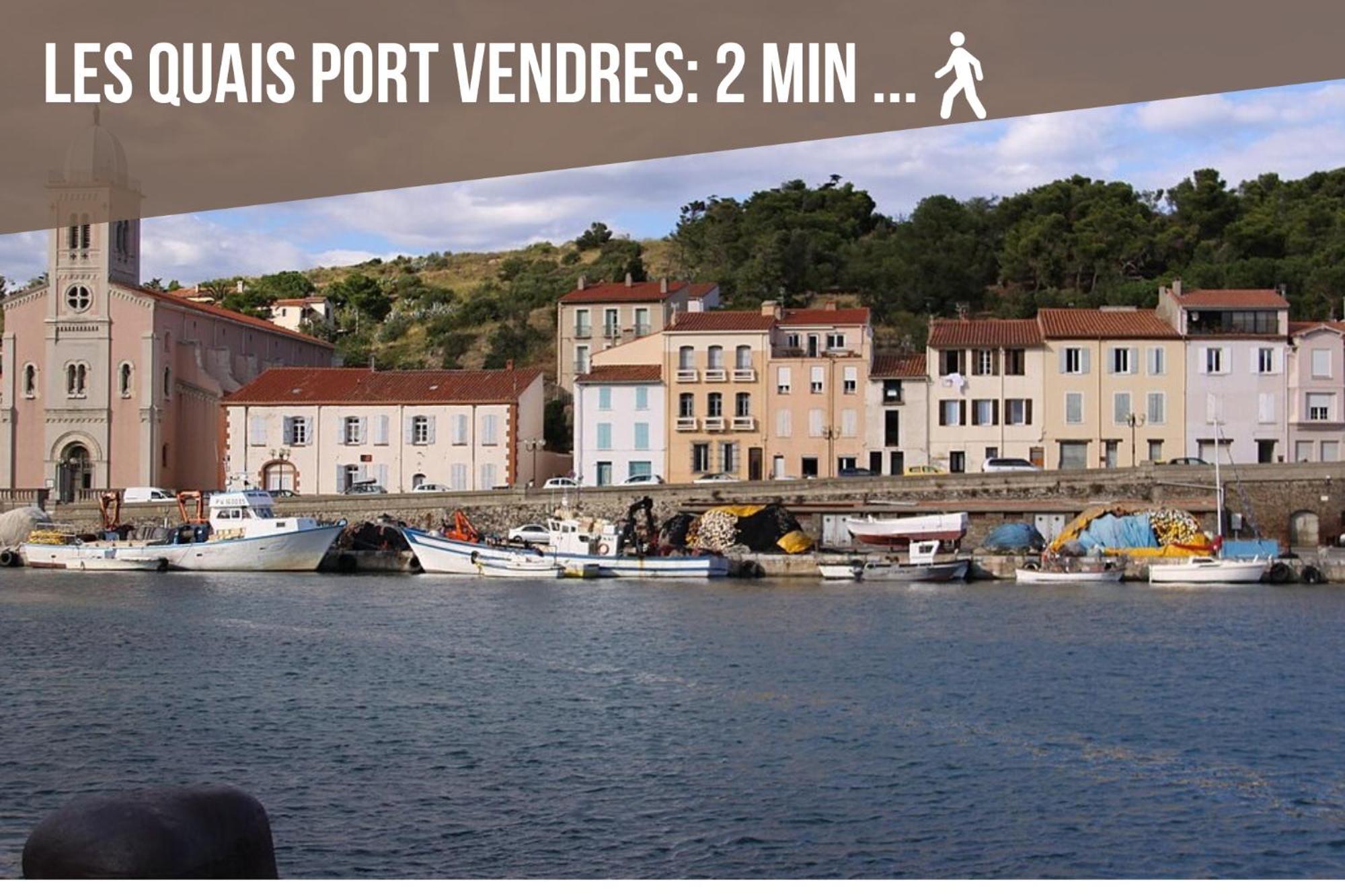Le Belveze, Emplacement Central Et Calme Port Vendres Zewnętrze zdjęcie